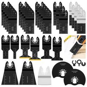20m300am636q89er30vd101 Betimfan 33pcs Oscillating Saw Blades Set Universal Titanium Bimetal Multi