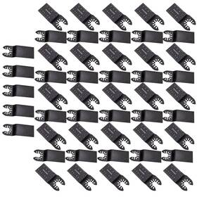 E9gqk8 Bfo 50 Pcs Carbon Steel Cutter Oscillating Multi Tool Diy Universal Saw Blades 34mm