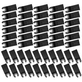 He7ps9 Bfo 50pcs 34mm 1.3 Ftft Multi Function Oscillating High Carbon Steel Saw Cut Blade