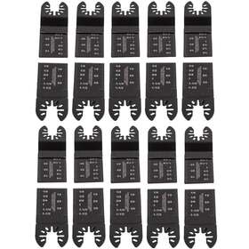 P1mqed Bfo 20 Pcs Universal 34mm Oscillating Multi Tool Saw Blades Carbon Steel Cutter Set