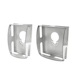Biaungdo 445048226259 Square Slot Cutter 2 Pcs Stainless Steel Outlet Cutout Multi-tools Car