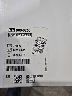 800-0250 Biomet Dual Spray Applicator Kit