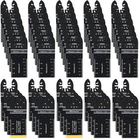 Bionso 313046364365 Oscillating Saw Blades 55-pack Titanium Universal Fit Wood/metal/plastic