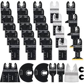 Bionso 313054236234 35 Pcs Oscillating Saw Blades Premium Multitool Kit For Wood Metal Plast