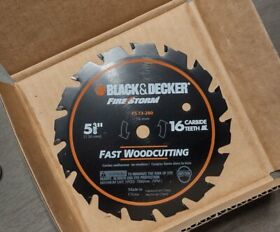 Fs73-280 Black And Decker Firestorm 5-3/8inch X 16 Carbide Teeth Wood Saw Blade