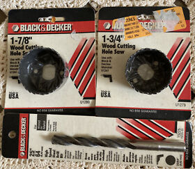 79-369 Black And Decker Mandrel Wood Cutting Hole Saw Drill Bit 1-7/8inch 1-3/4inch 25/64inch