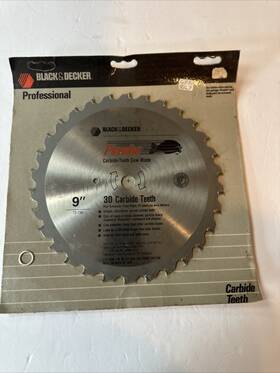 36370 Black Decker New And Inch Pirahana 9 Carbide Tooth 30 Teeth - Made In Usa