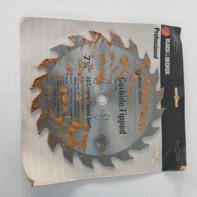 73-261-55884 Black Decker Vtg And 73-369 7 1/4 Diameter Carbide Tipped 20 Teeth Saw Blade