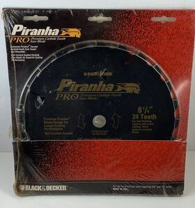 73-576 Black & Decker And 8 1/4 Inch 24t Piranha Saw Blade 5/8 1/2 Arbor- #73-576 As Is