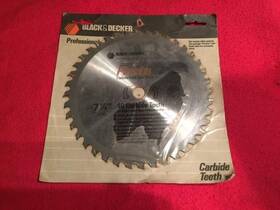 73-757 Black Decker And Piranha Saw Blade 7-1/4 Inch 40 Carbide Teeth