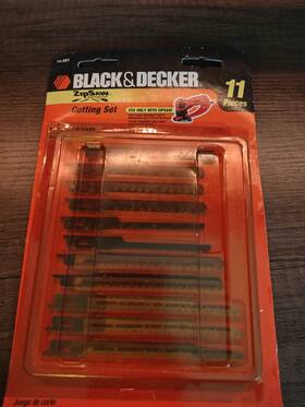 74-691 Black Decker And Zipsaw Blades 11-pack Wood Metal Plastic Cutting