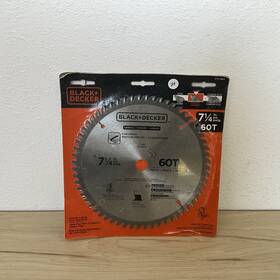 77-760 Black Decker Carbide 7 1/4in 60t Miter Saw Blade Ideal Finish Cut Nos
