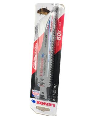 1832162 Black & Decker Us Inc Lenox 6 Tpi Bi-metal Carbide Cutting Edge Reciprocating Saw Blade Inch