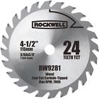 Rw9281 Blade Circular 4 Compact Rockwell Tipped 24t 1 Carbide