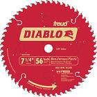 D0756n Blade Diablo Freud 56t 4 7-1 Circular " Plastic -ferrous