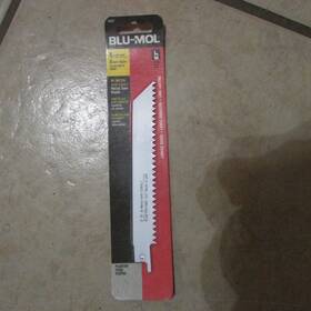 6467 Blu-mol 6 Inch Teeth Bi-metal With Cobalt Recip Saw Blades - 10 Packs B 4