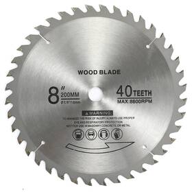 Bl-wood-8in40t Bluenathxrpr 8 Inch 40 Teeth Carbide Tip Wood Cutting Circular Saw Blade Table Miter