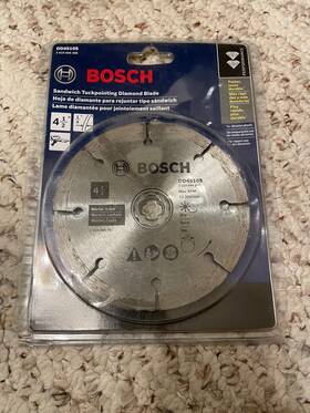 Dd4510s Bosch 000346435023 Standard Sandwich Tuckpointing Diamond Blades 4 1/2 Inch Speed