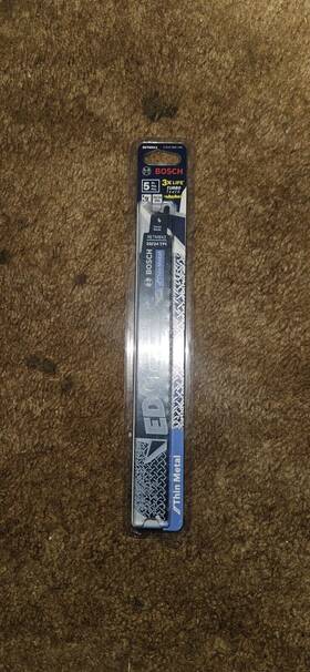Bosch 000346490923 Retm9x2 9 Inch L X 20/24 Tpi Carbide Reciprocating Saw Blade 5 Pk