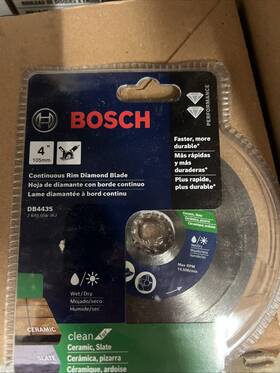 Db443s Bosch 4-inch Continuous Rim Diamond Blade