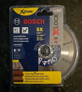 Db4541e Bosch 4-1/2 Inch Xtreme Segmented Rim Diamond Blade
