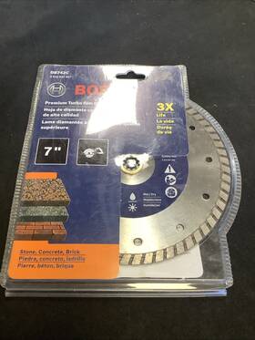Db742c Bosch 7-inch Turbo Rim Diamond Blade. G3