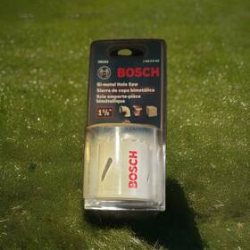 Hb163 Bosch 1-5/8 Inch Bi-metal Hole Saw Wood Drywall Plastic Non-ferrous Metals S Steel