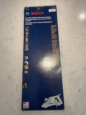 Ptb4414 Bosch 44-7/8in 14 Tpi General Purpose Portable Band Saw Blade-pack Of 3