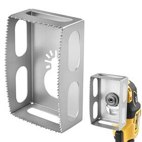 Bpopo 711181584189 Square Slot Cutter For Dewalt And Milwaukee Multi-tools - Efficient Wall Box Tool