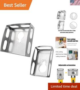 Dcb203b Bpopo 2 Pcs Square Slot Cutter Compatible For Dewalt 20v And Milwukee M18 Oscillating Mu
