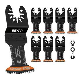 Zjp-hx-bz-40mm-7ge Brand Bbypp 7pcs Curved Japanese Tooth Oscillating Saw Blades Standard