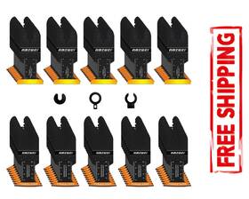 Branded 711181573251 100pcs Oscillating Tool Blades Titanium And Hcs Saw For Metal