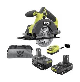 Pcl500bbuho01 Buho Cordless Circular Saw Bundle With 18-volt 4.0 Ah And 2.0 Bat