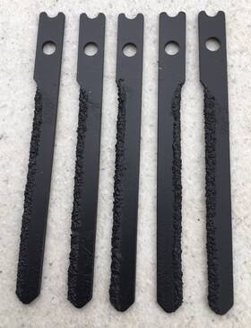 50167 Century Drill And Tool U Shank 2-3/4 Inch Length Carbide Grit Jigsaw Blades
