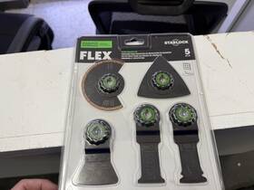 Fam40002-5 Chervon Flex 5-piece Oscillating Tool Tiling Project Blade Set