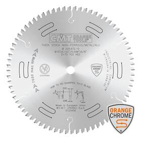 225.672.10 Cmt 10 Inch X 72t Non-ferrous Carbide Saw Blade