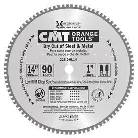 226.080.12 Cmt Industrial Dry Cut Steel Saw Blade 12-inch X 80 Teeth 8 Deg Fwf