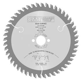 223.048.06h Cmt Orange Tools Solid Surface Non Ferrous Track Saw Blade Compatible W Festool