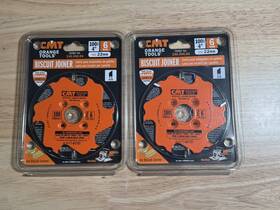 240.006.04 Cmt Orange Tools 240.008.04 6tooth Biscuit Joiner Blade 2 Pack