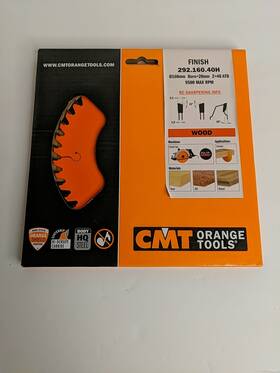 292.160.40h Cmt Orange Tools Fine Finish Saw Blade 0160mm Bore 20mm Z 40 Atb 9500 Max Rpm New