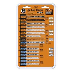 Jt016 Cmt Orange Tools 16 Piece Jig Saw Blade Assortment