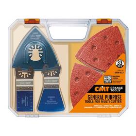 Omm-x33 Cmt Orange Tools 33-piece Set Of Cutting Acc For Oscillating Multi-tool