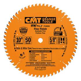 P12072 Cmt Itk Plus Finish Saw Blade 12 X 72 Teeth 10 Atb Shear With 1-inch