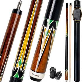 Ca010 Collapsar Ca Pool Stick With 1x1 Hard Case 58 Inch Maple Professional Billiard Cu