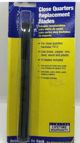 T413 Craft Brass Close Quarters Replacement Blades - Box Of 18