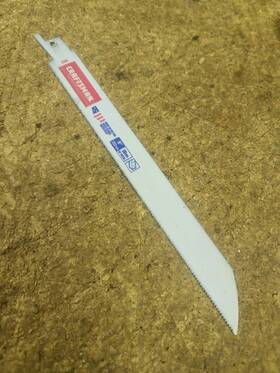 2058727 Craftsman Bi-metal Reciprocating Saw Blade 10 Pc 8 Inch 10/14 Tpi New