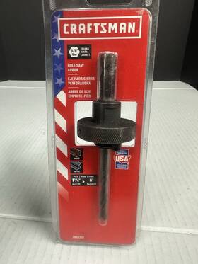 2063303 Craftsman 3/8 Inch Shank Hole Saw Arbor For Wood Or Metal New