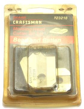 23218 Craftsman Vintage Sears Molding Head Cutter Bit Bead And Batten Set Usa New
