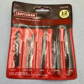 28769 Craftsman Nos Tools Sabre Saw Blade Variety Pack 12 Pc Made In Switzerland