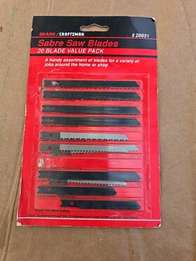 28851 Craftsman Sears Sabre Saw Blade Assortment Pack Of 18-